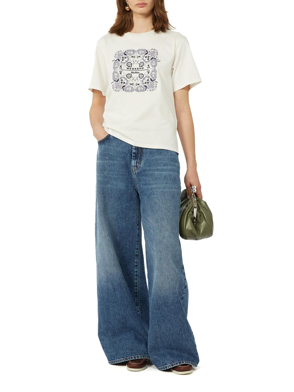 WKDWEST Max Mara Weekend T-shirt Donna 2615971041 Panna