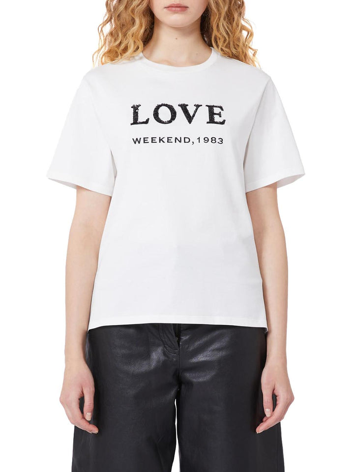 WKDAGILE Max Mara Weekend T-shirt Donna 2615971061 Bianco