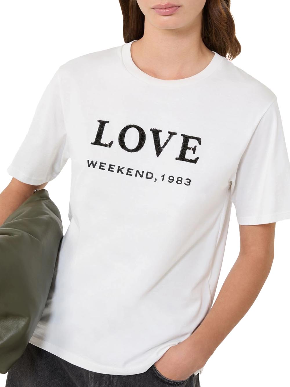 WKDAGILE Max Mara Weekend T-shirt Donna 2615971061 Bianco