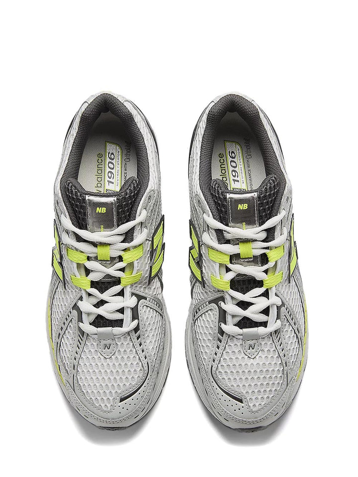 New Balance Sneaker Unisex 1906 Grigio giallo fluo