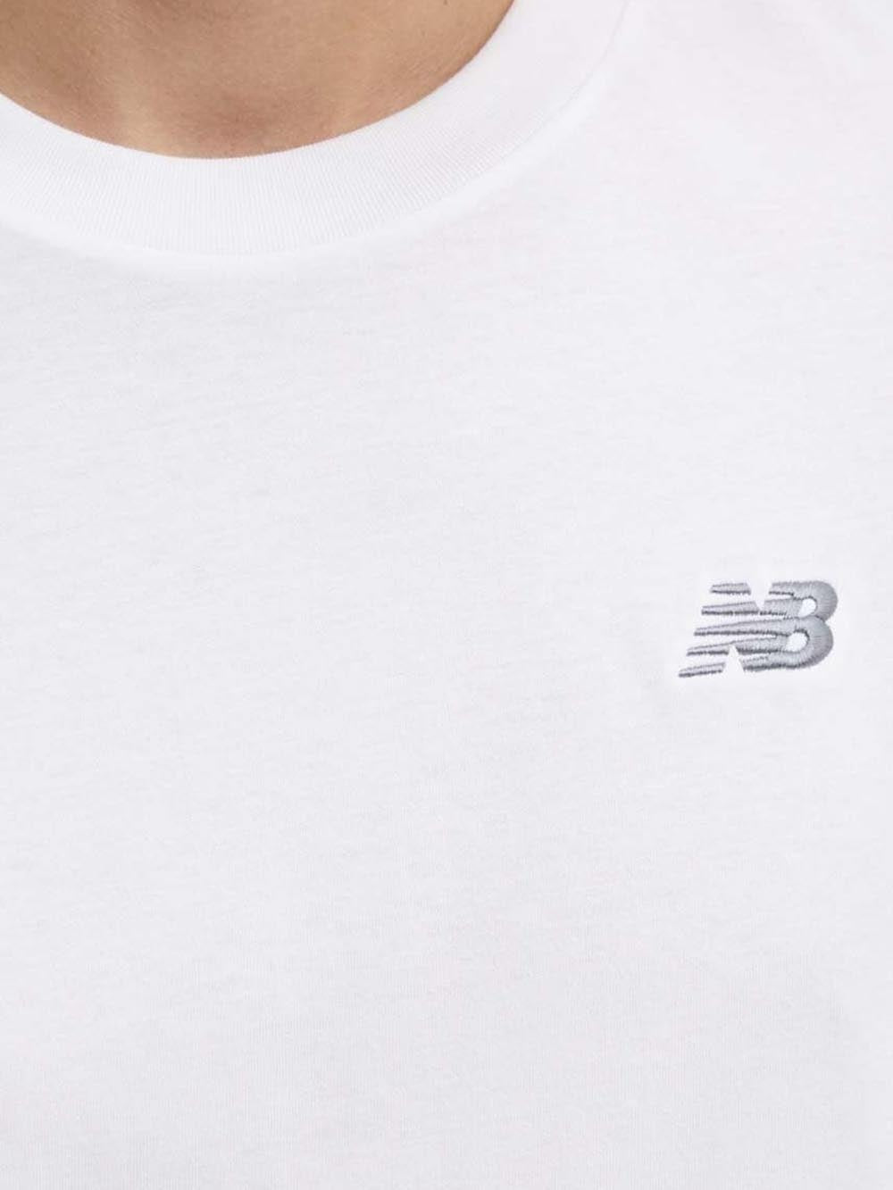 sport essentials cotton New Balance T-shirt Uomo Mt41509 Bianco
