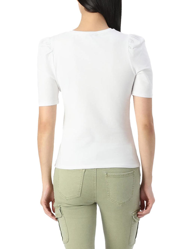 live love 2/4 pufftop Only T-shirt Donna 15282484 Bianco