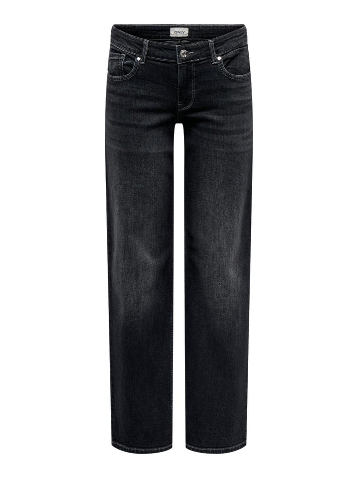 judy-o lw wide leg Only Jeans Donna 15346268 Nero