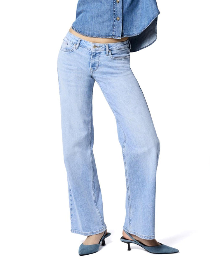 judy-o lw wide leg Only Jeans Donna 15358455 Chiaro
