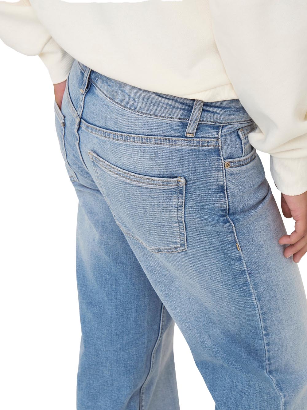 judy-o lw wide leg Only Jeans Donna 15358455 Chiaro