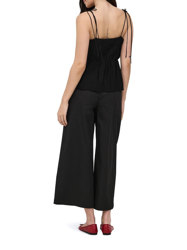 tanny mw pleat culotte Only Pantalone Donna 15364078 Nero