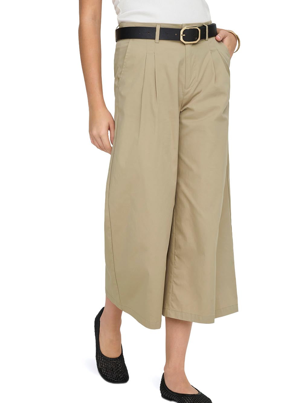 tanny mw pleat culotte Only Pantalone Donna 15364078 Safari