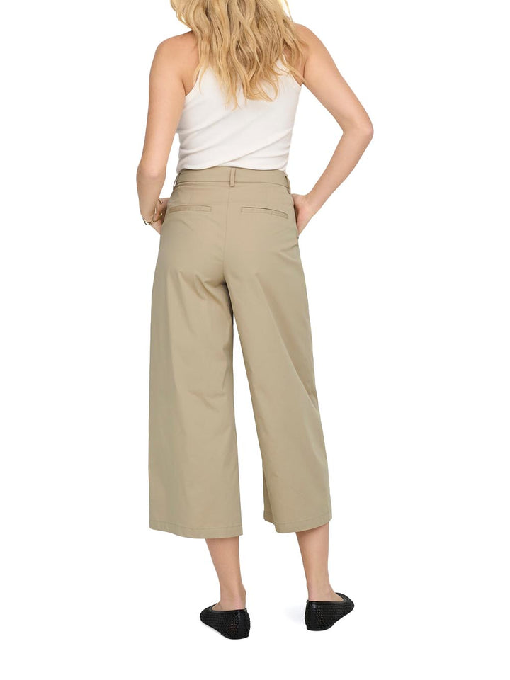 tanny mw pleat culotte Only Pantalone Donna 15364078 Safari