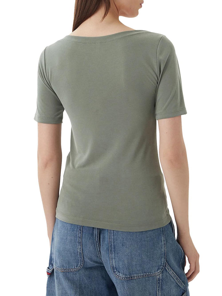 boatneck top Only T-shirt Donna 15367559 Verde