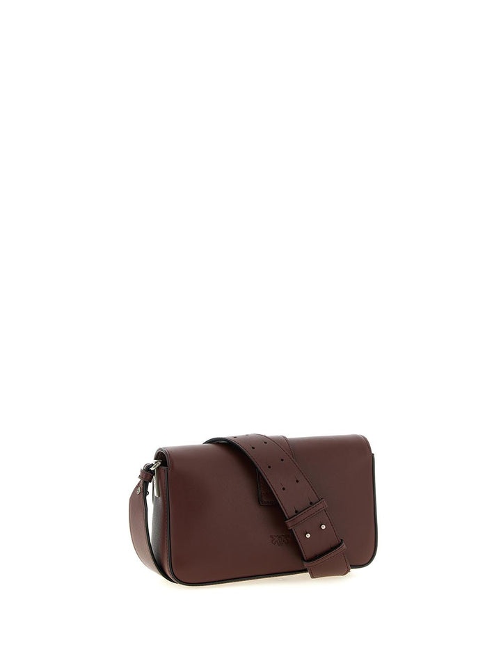 LOVE ONE MINI SLOUCHY FL VITEL Pinko Borsa a Tracolla Donna 104340 A0qo Bordeaux