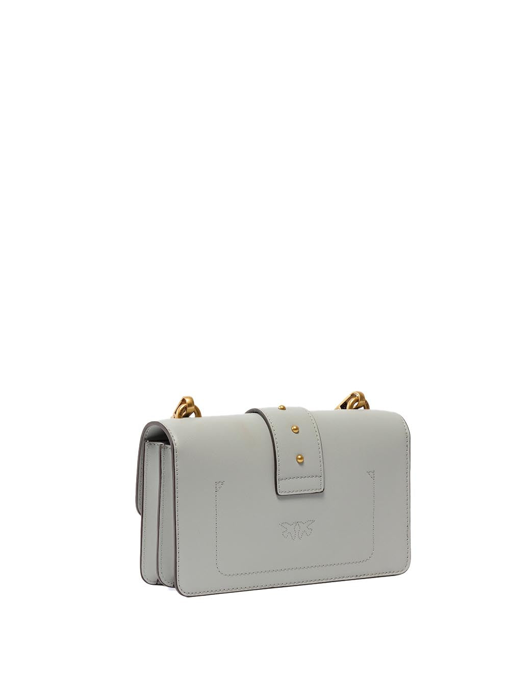 LOVE ONE MINI ST. CL VITELLO S Pinko Borsa a Tracolla Donna 105856 A0f1 Grigio perla
