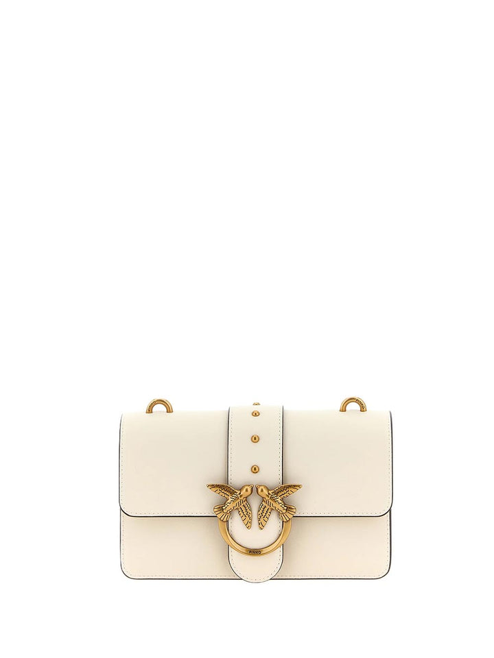 LOVE ONE MINI ST. CL VITELLO S Pinko Borsa a Tracolla Donna 105856 A0f1 Panna