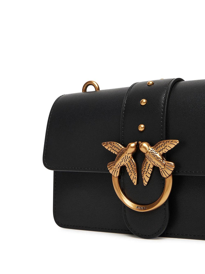LOVE ONE MINI ST. CL VITELLO S Pinko Borsa a Tracolla Donna 105856 A0f1 Nero