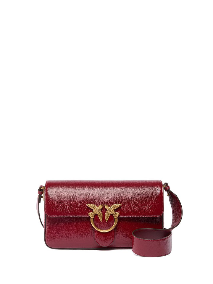 LOVE ONE SLOUCHY CLASSIC MEZZO Pinko Borsa a Tracolla Donna 106243 A2x6 Rosso scuro