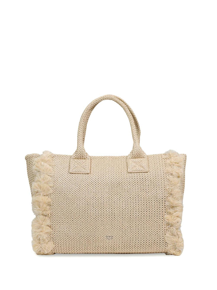 BEACH SHOPPER RAFIA Pinko Borsa Shopper Donna 106673 A39y Beige