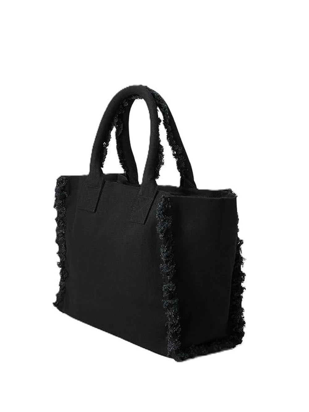 BEACH SHOPPER CANVAS Pinko Borsa Shopper Donna 106673 A3a4 Nero