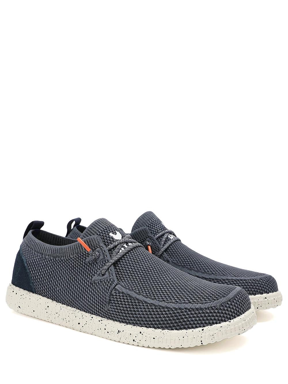 wallabi PITAS Scarpa Uomo Wp150 Fly Washed Blu marino