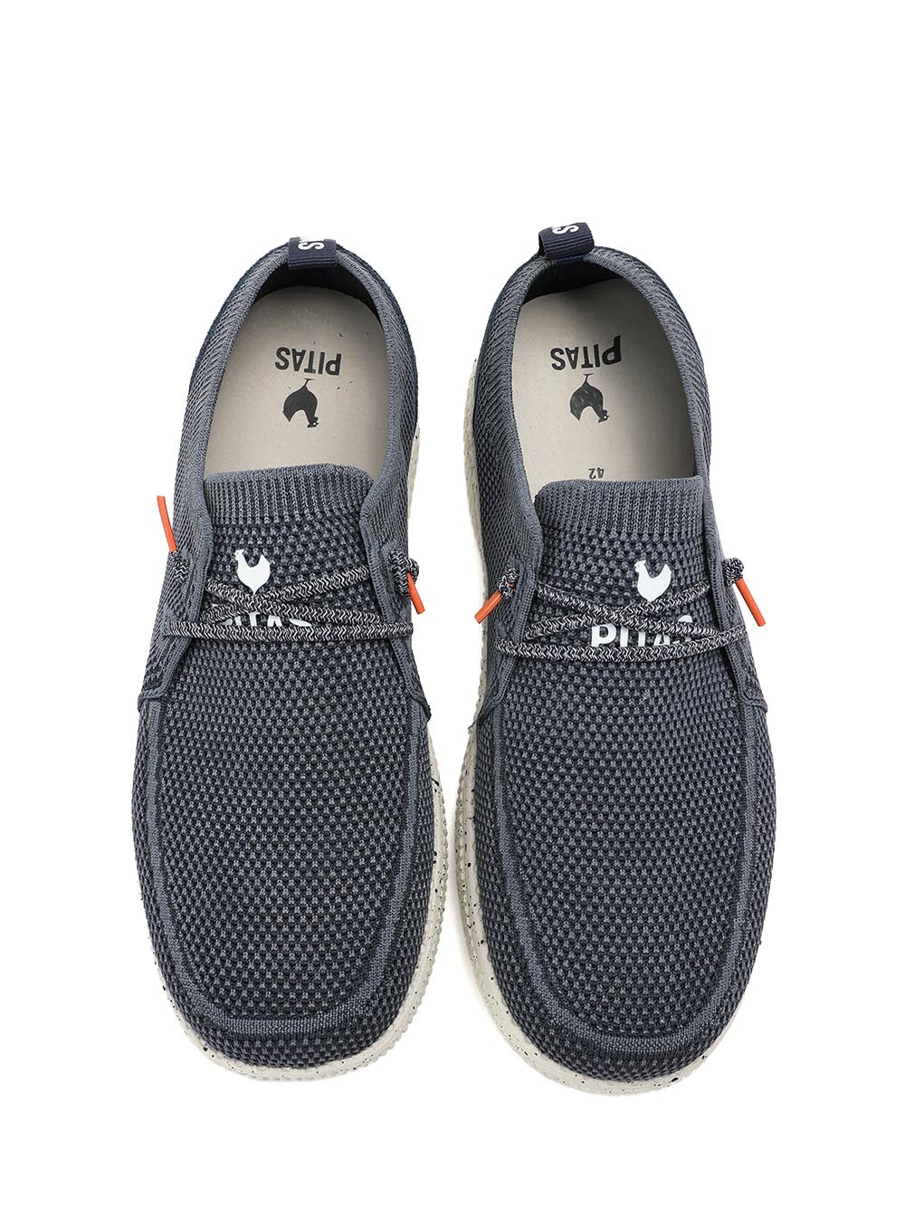 wallabi PITAS Scarpa Uomo Wp150 Fly Washed Blu marino