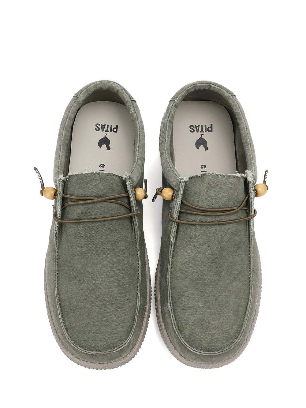 wallabi PITAS Scarpa Uomo Wp150 Washed Kaki
