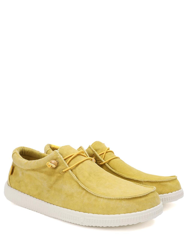 wallabi PITAS Scarpa Uomo Wp150 Washed Giallo