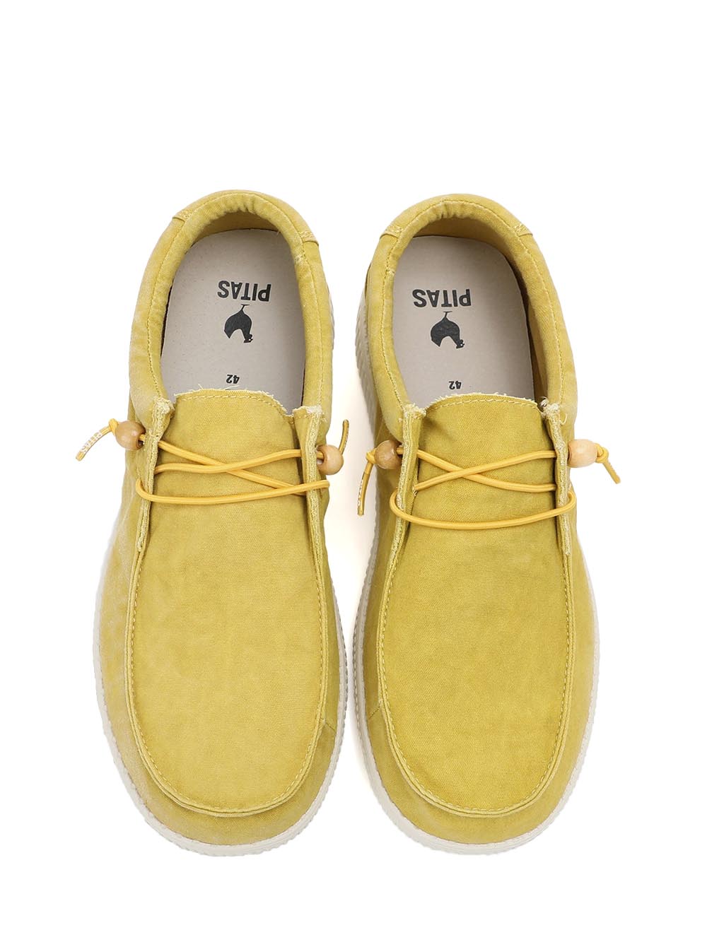 wallabi PITAS Scarpa Uomo Wp150 Washed Giallo