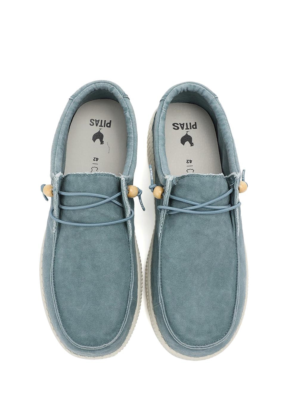 wallabi PITAS Scarpa Uomo Wp150 Washed Verde acqua
