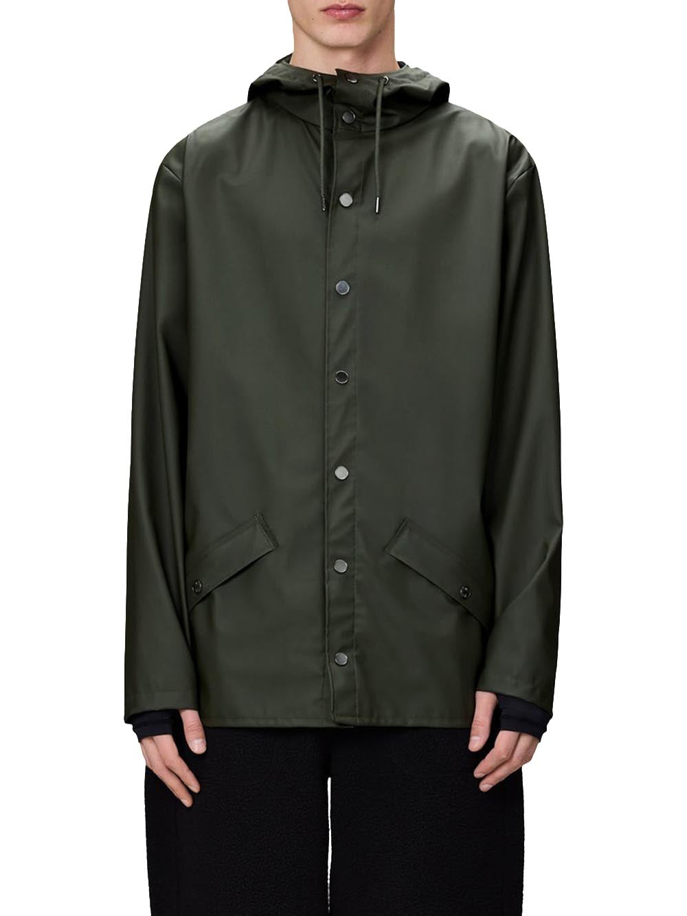 JACKET(W3) Rains Giubbino Unisex 12010 Verde