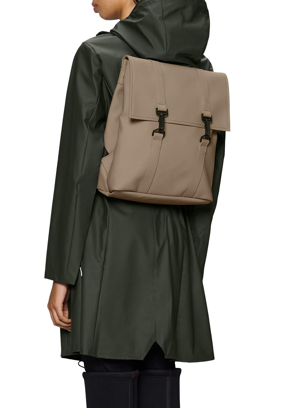 MSN BAG MINI W3 Rains Zaino Unisex 13310 Beige