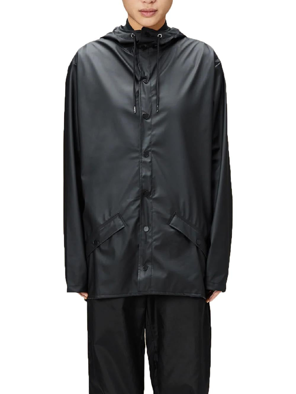 JACKET(W3) Rains Giubbino Unisex 12010 Nero