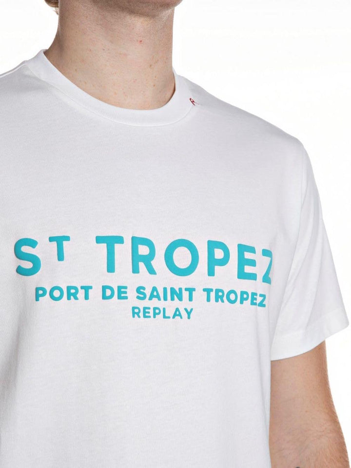 Replay T-shirt Uomo M3546 .000.23608p Bianco