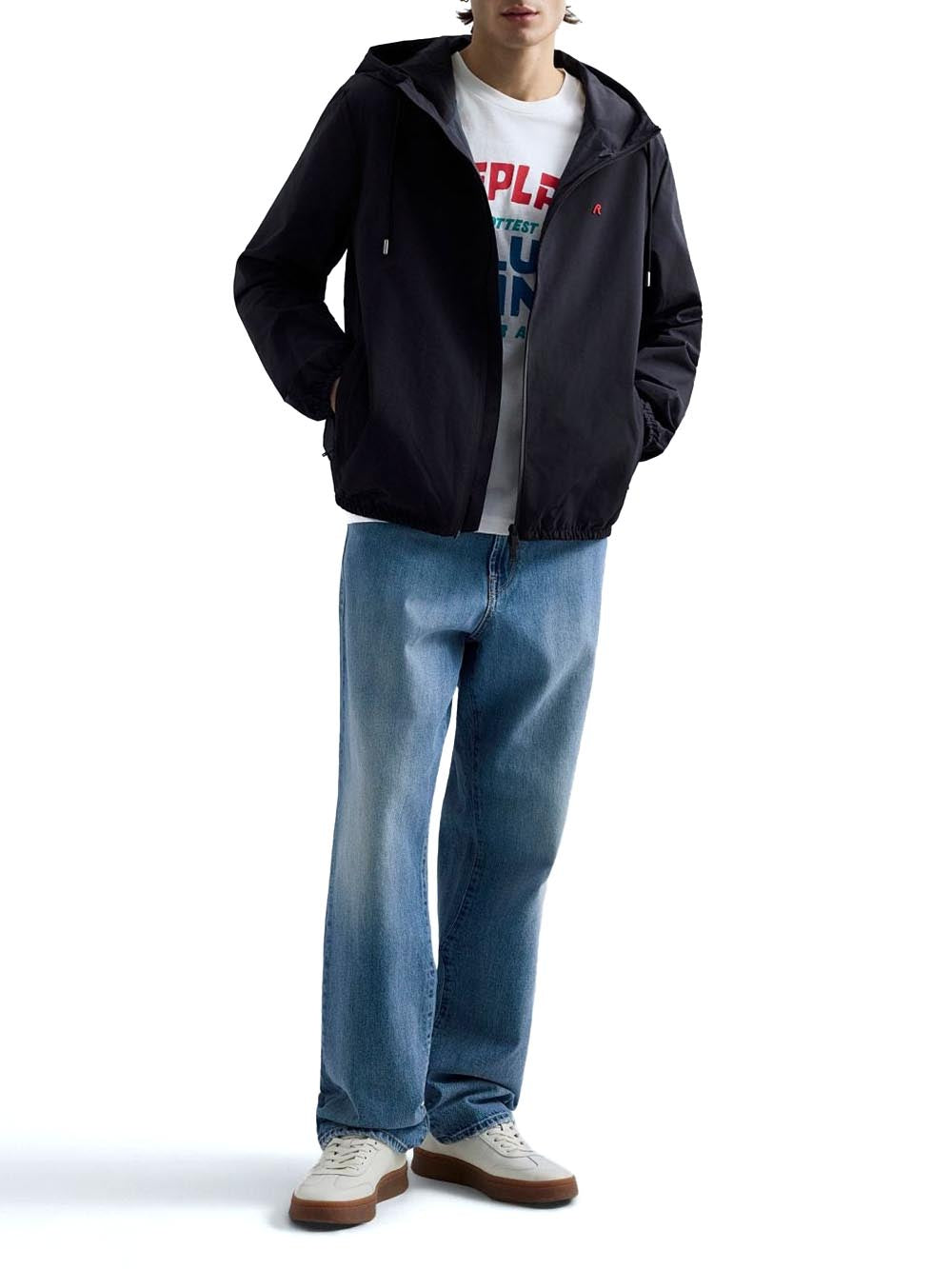Replay Giubbino Uomo M8338a.000.84876 Blu scuro