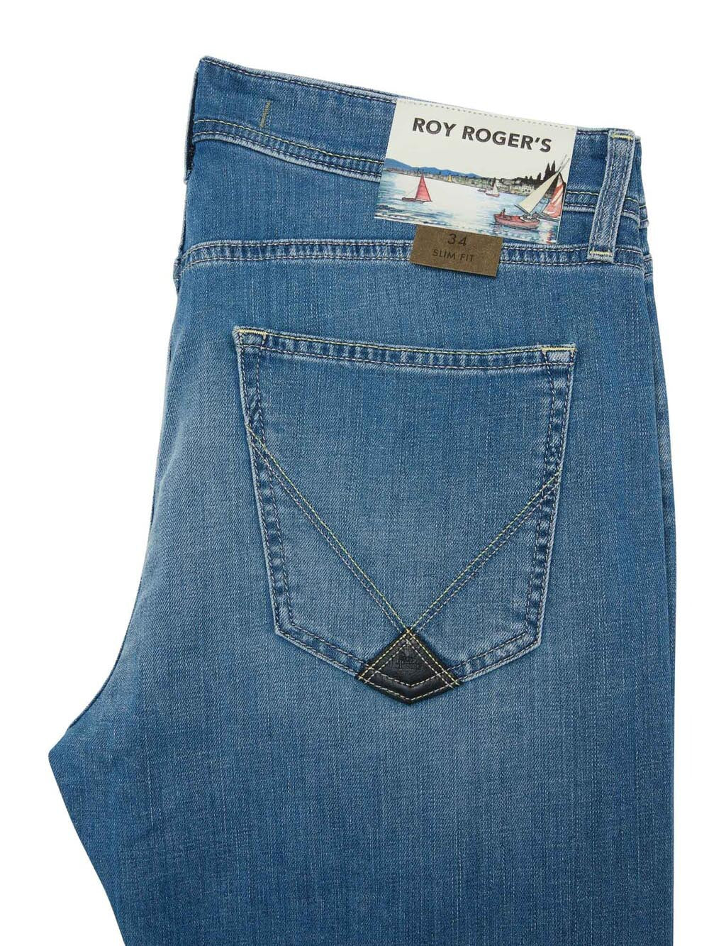 Roy Roger's Jeans Uomo 517 Special Man Rru110 D598 Chiaro
