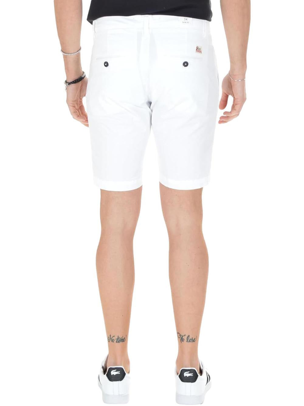 Roy Roger's Bermuda Uomo Bermuda New Rolf Man Rru087 C925 Bianco