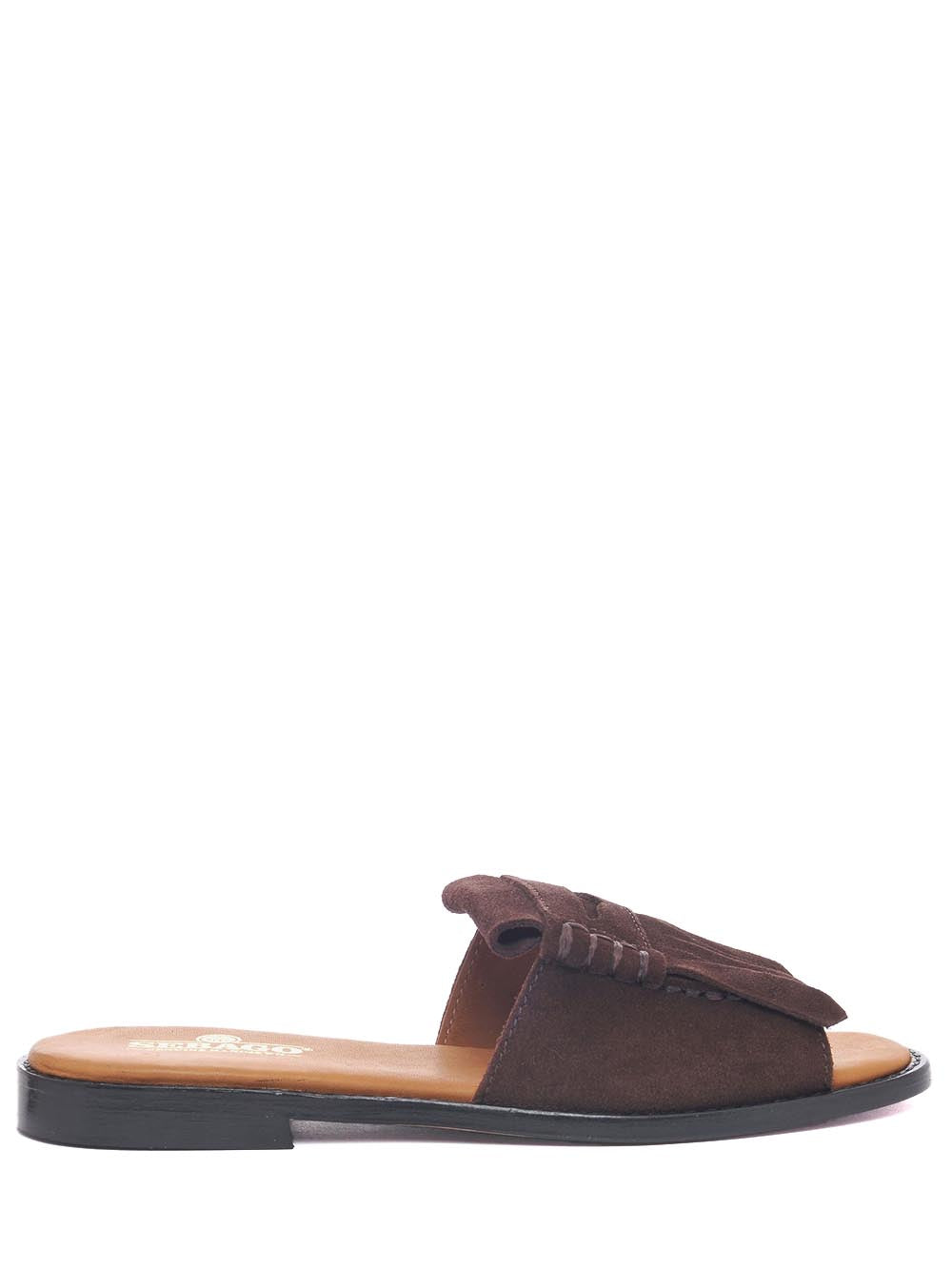 slide fringes woman Sebago Ciabatta Donna 72131jw Marrome