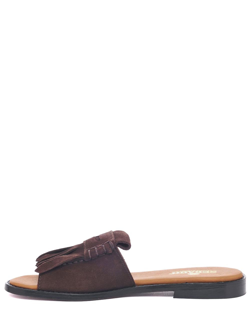 slide fringes woman Sebago Ciabatta Donna 72131jw Marrome