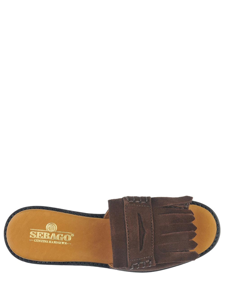 slide fringes woman Sebago Ciabatta Donna 72131jw Marrome