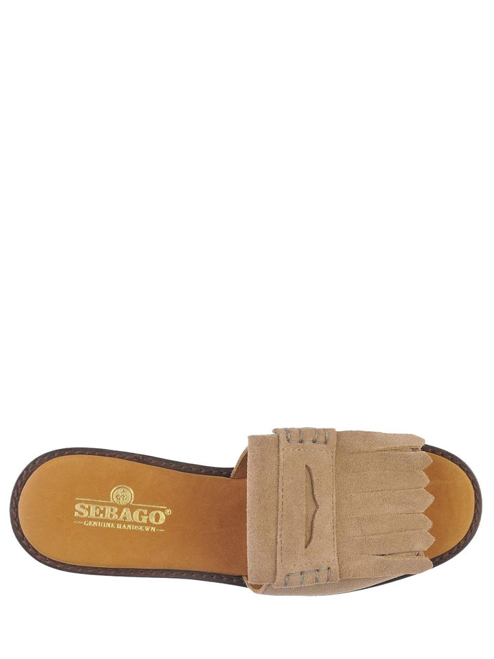 slide fringes woman Sebago Ciabatta Donna 72131jw Beige