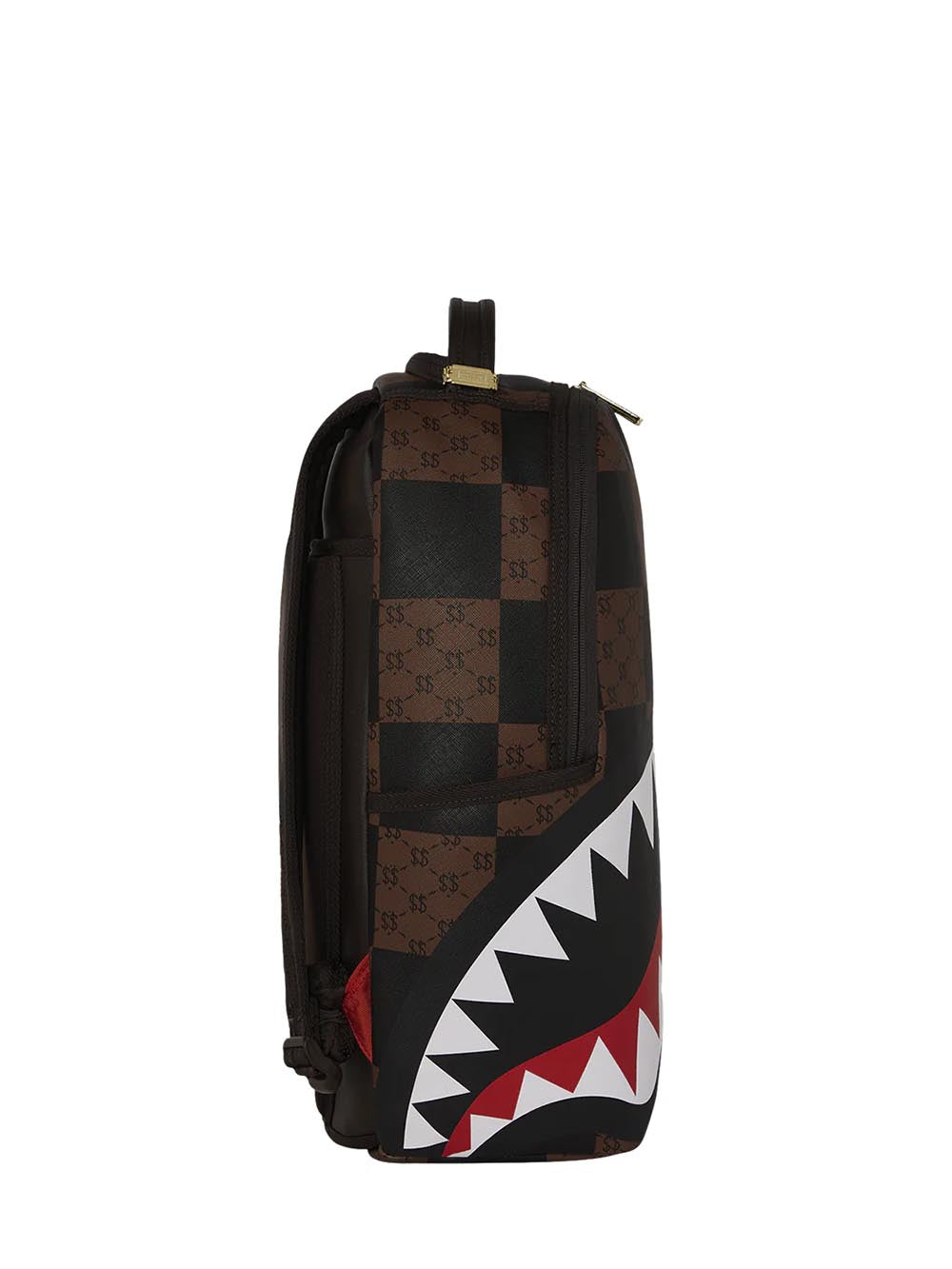 enlarged checks paris backpack Sprayground Zaino Unisex 910b6263nsz Nero marrone