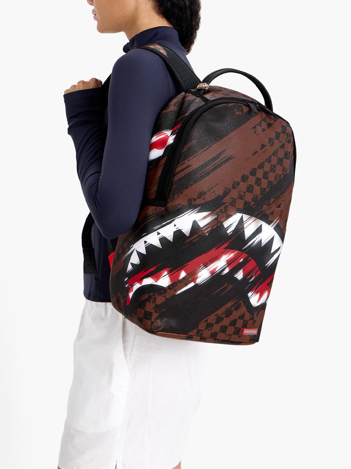 smeared grunge backpack Sprayground Zaino Uomo 910b8556nsz Marrone