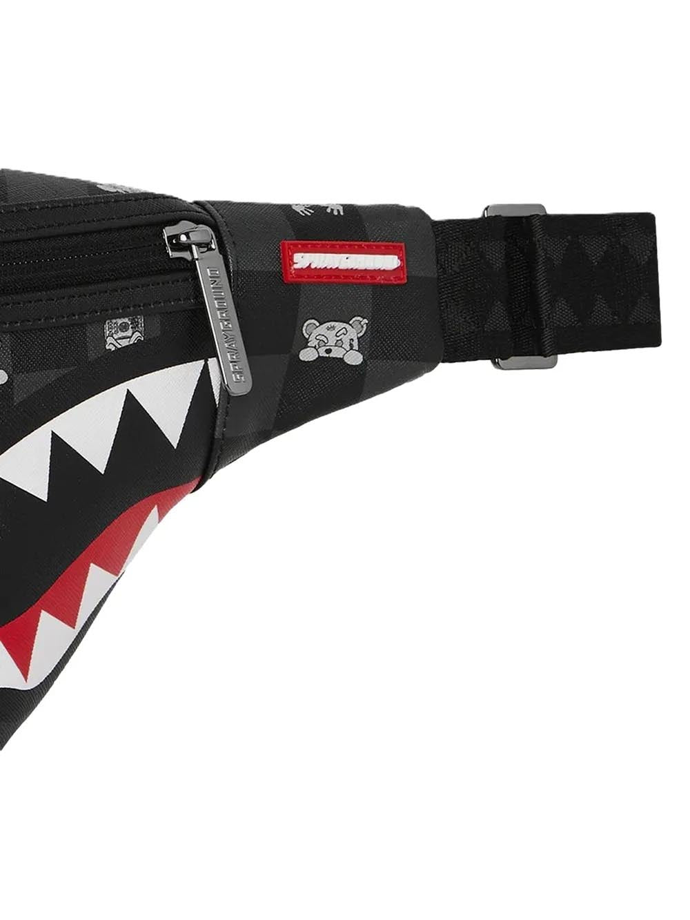 gray peeking character check savvy crossbody Sprayground Marsupio Uomo 910b8912nsz Nero