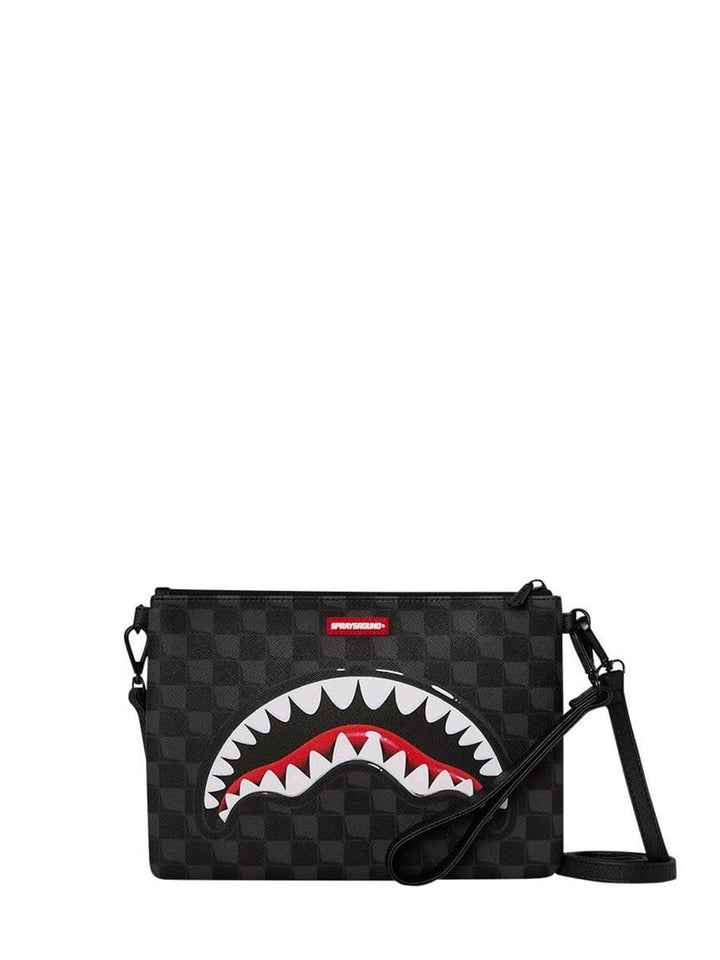 sharks in paris balloon black crossover clutch Sprayground Pochette Unisex 910b8948nsz Nero