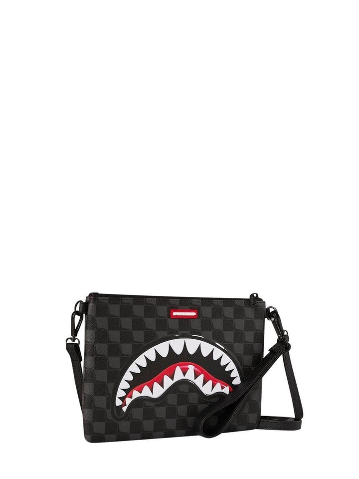 sharks in paris balloon black crossover clutch Sprayground Pochette Unisex 910b8948nsz Nero