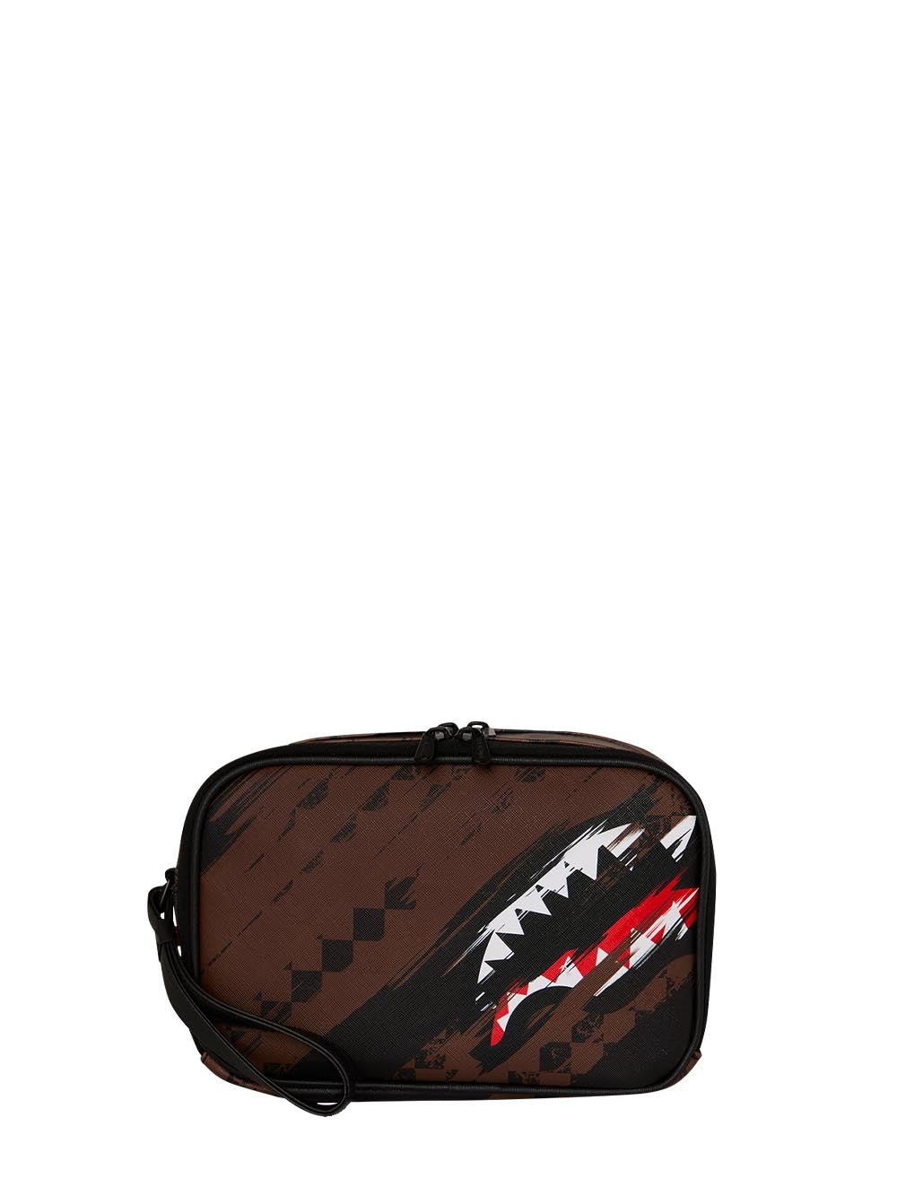 smeared grunge toiletry brick Sprayground Borsello Unisex 910b8968nsz Marrone
