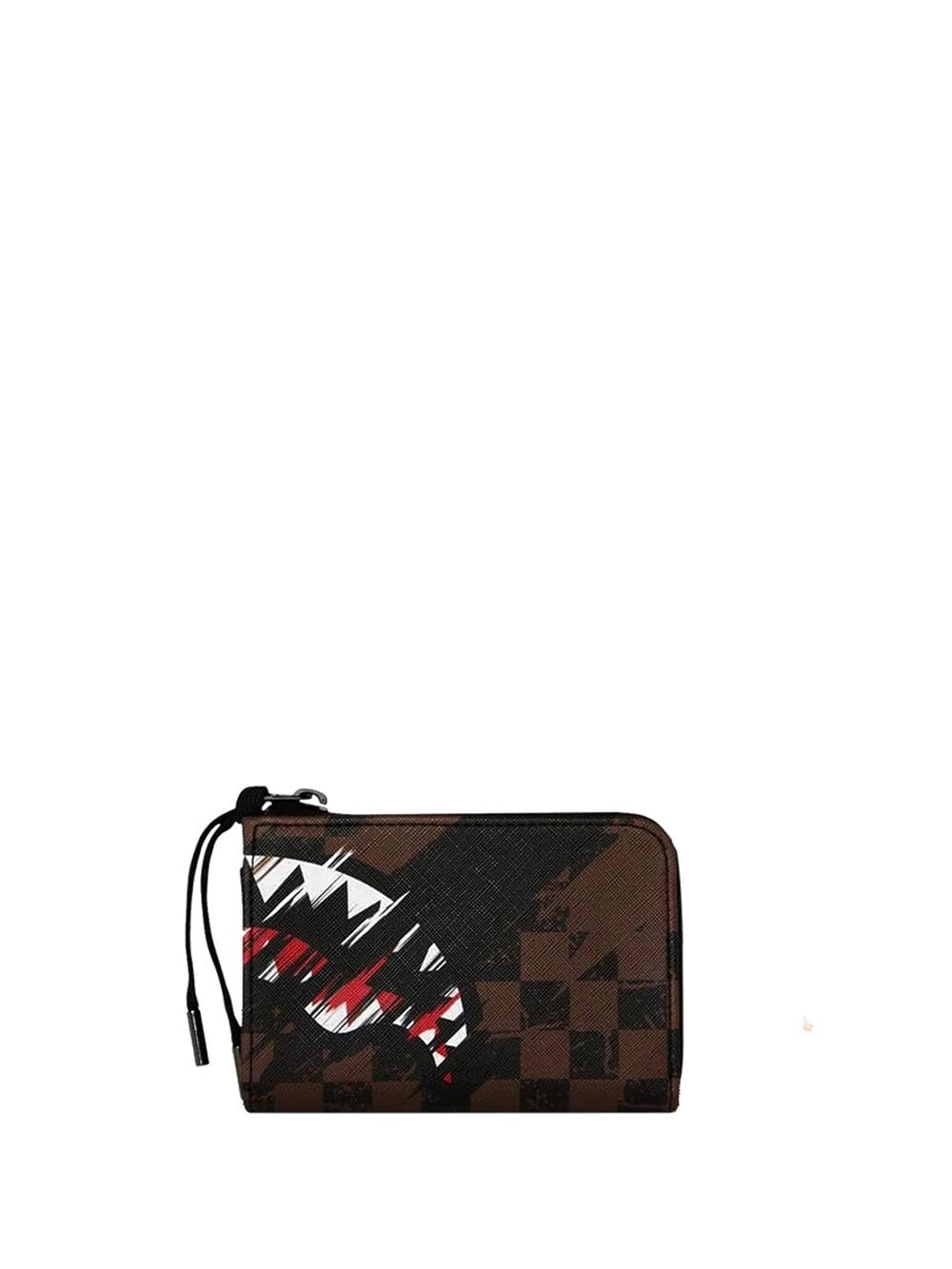 smeared grunge wallet Sprayground Portafogli Unisex 910w8971nsz Marrone