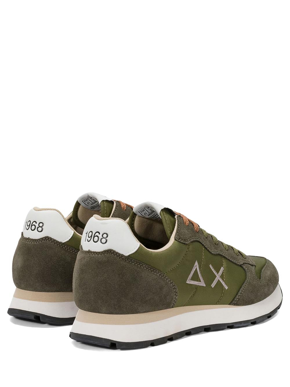 TOM SOLID SUN68 Sneaker Uomo Z36101 Verde militare