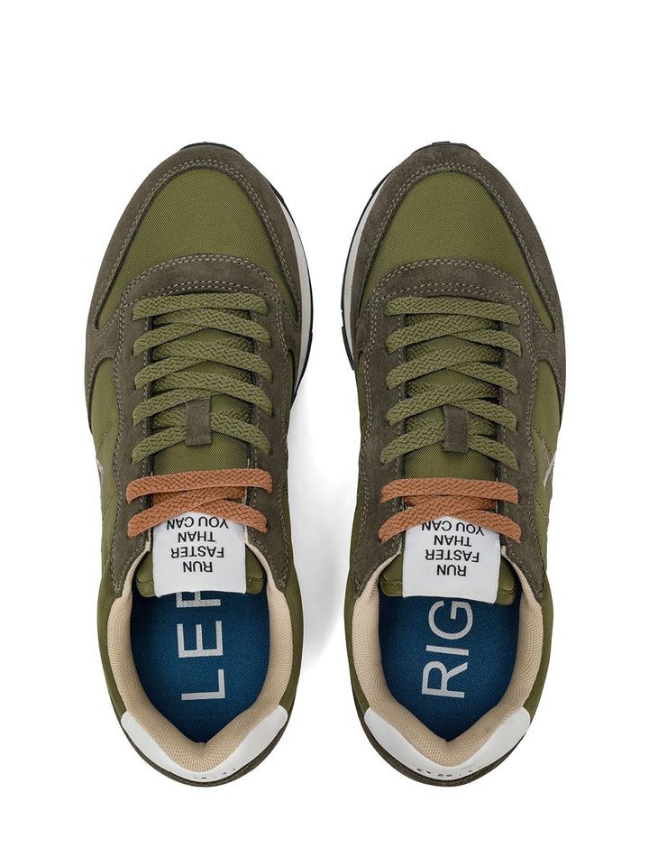 TOM SOLID SUN68 Sneaker Uomo Z36101 Verde militare