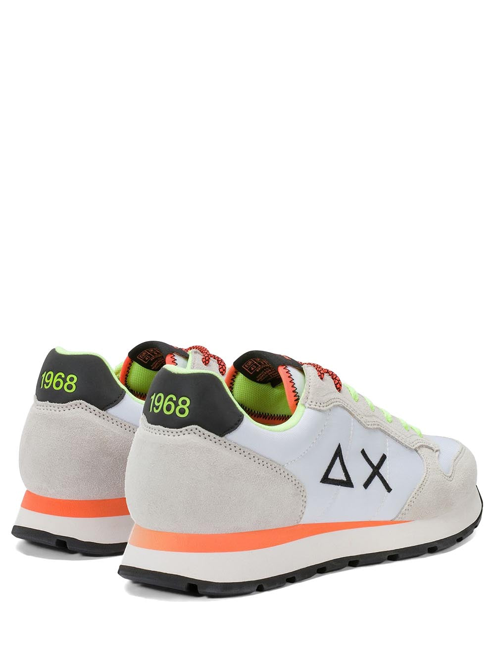 TOM FLUO SUN68 Sneaker Uomo Z36102 Bianco