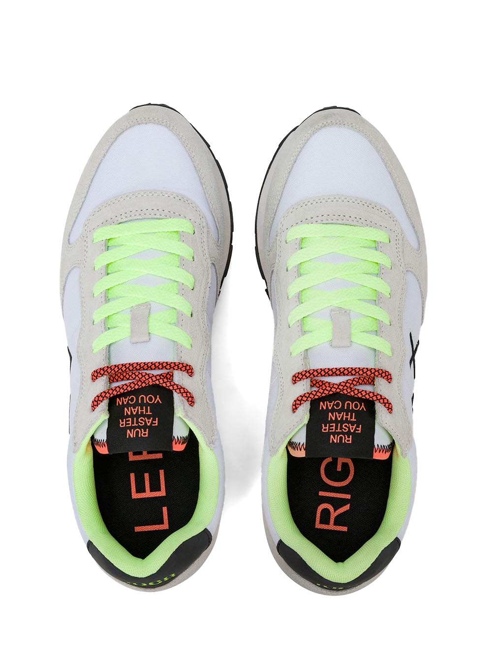 TOM FLUO SUN68 Sneaker Uomo Z36102 Bianco