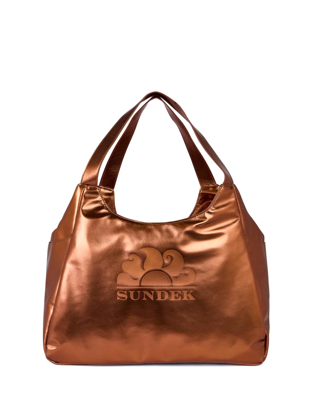 LAMINATED CHEL BAG Sundek Borsa Mare Donna Aw417abpu7la Rame
