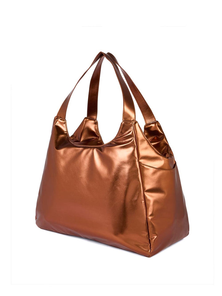 LAMINATED CHEL BAG Sundek Borsa Mare Donna Aw417abpu7la Rame